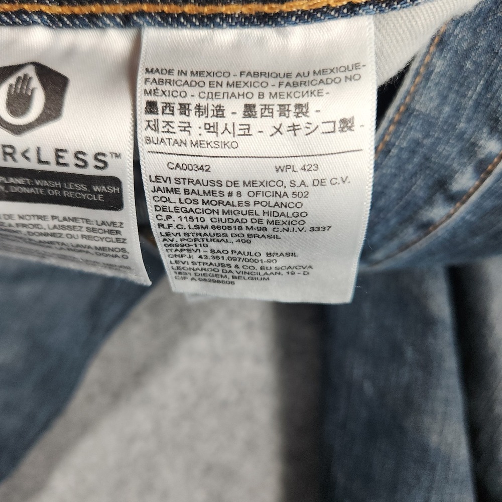Levi's 550 Jeans Mens 44x38 Blue Denim Classic Relaxed Fit - Picture 8 of 14